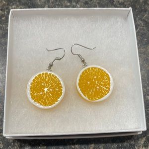 Lemon earriings